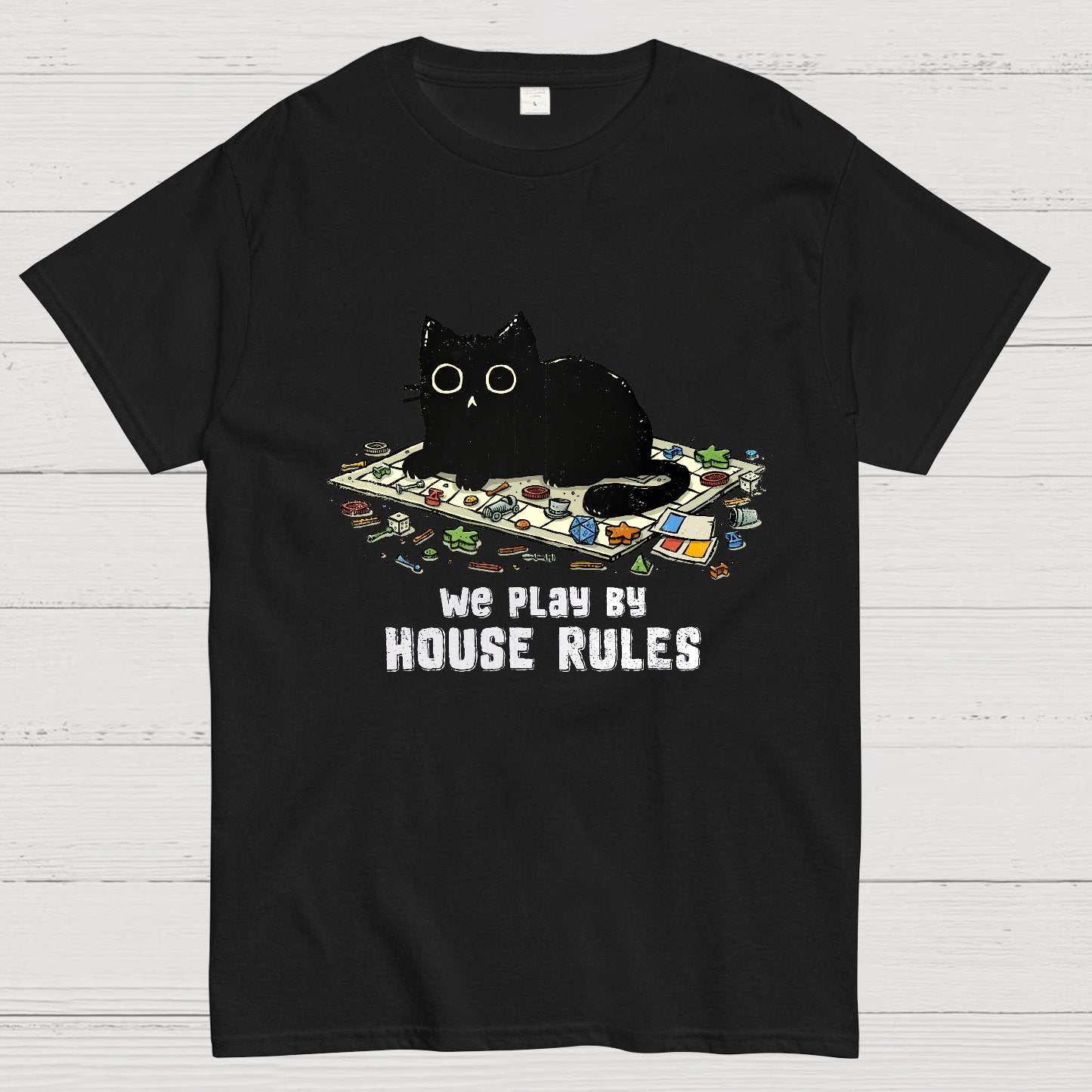 We Play By House Rules Geeky T-Shirt