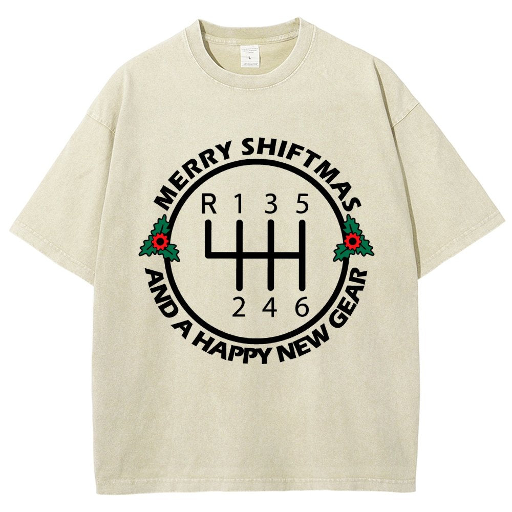 Merry Shiftmas And A Happy New Gear Vintage Distressed T-shirt