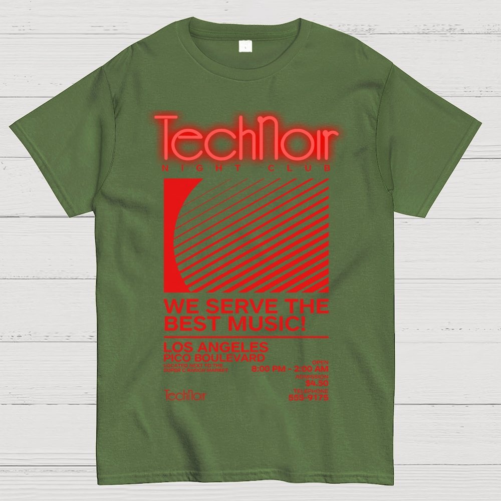 Technoir NIGHTCLUB Unisex Geek T-Shirt