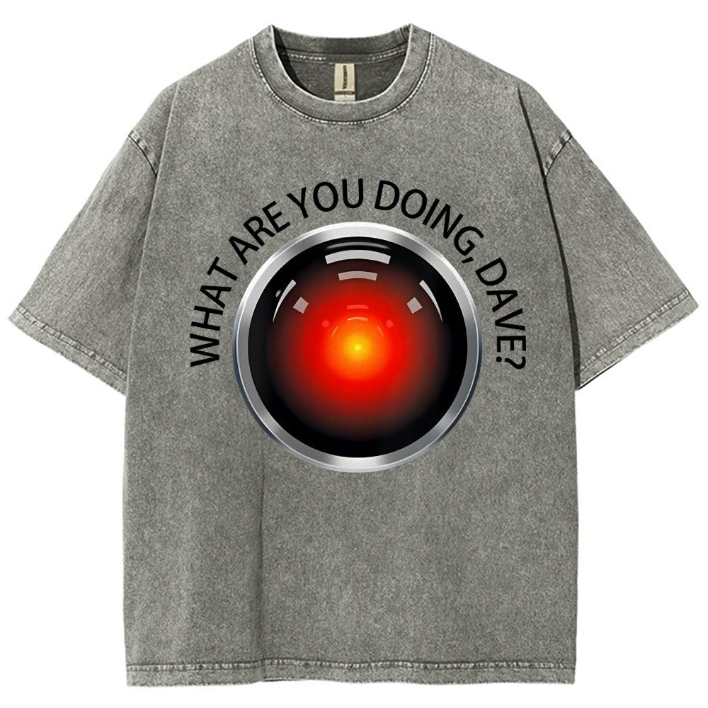 What Are You Doing Dave Vintage Distressed T-shirt