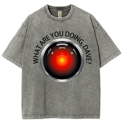 What Are You Doing Dave Vintage Distressed T-shirt