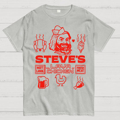 Steve's Lava Chicken Geek T-Shirt