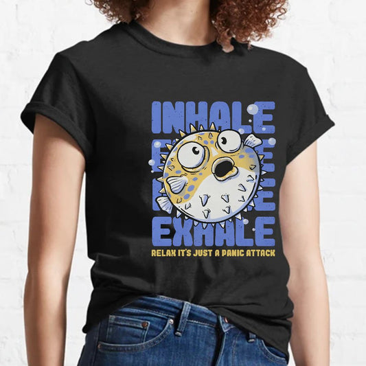 Just a Panic Attack - Funny Fish Sarcasm Geeky T-Shirt