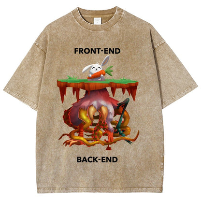 Front-End - Back-End Vintage Distressed T-shirt