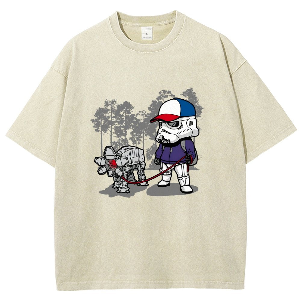 Stranger Duo Vintage Distressed T-shirt