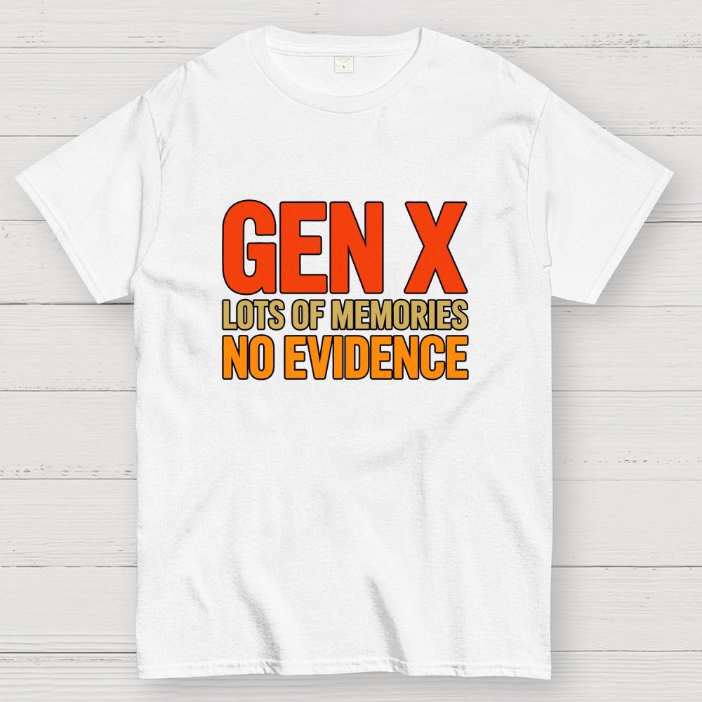 Gen-X Lots Of Memories Geek T-Shirt
