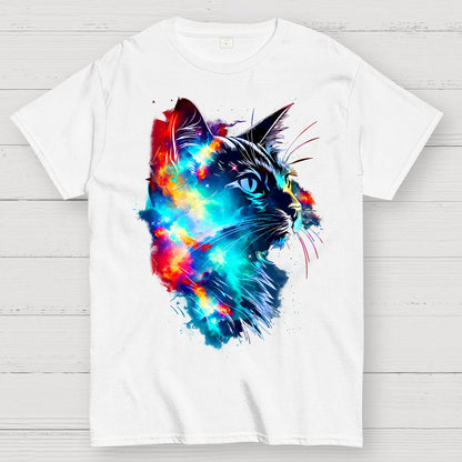 Cosmos Cat Geek T-Shirt
