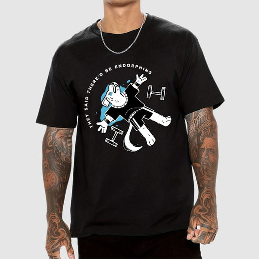 They Said There'd Be Endorphins Unisex Geek T-Shirt