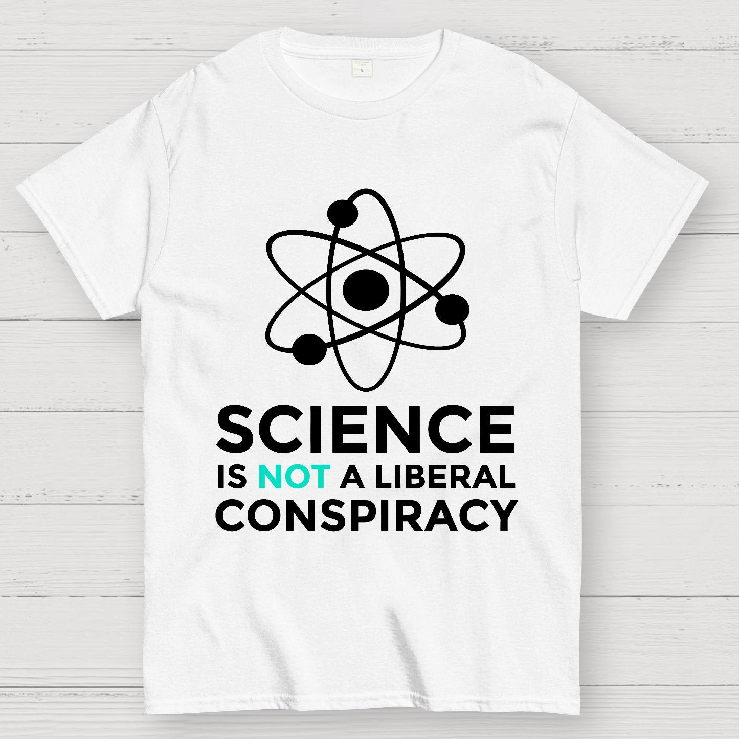 Science Is Not A Liberal Conspiracy Geek T-Shirt