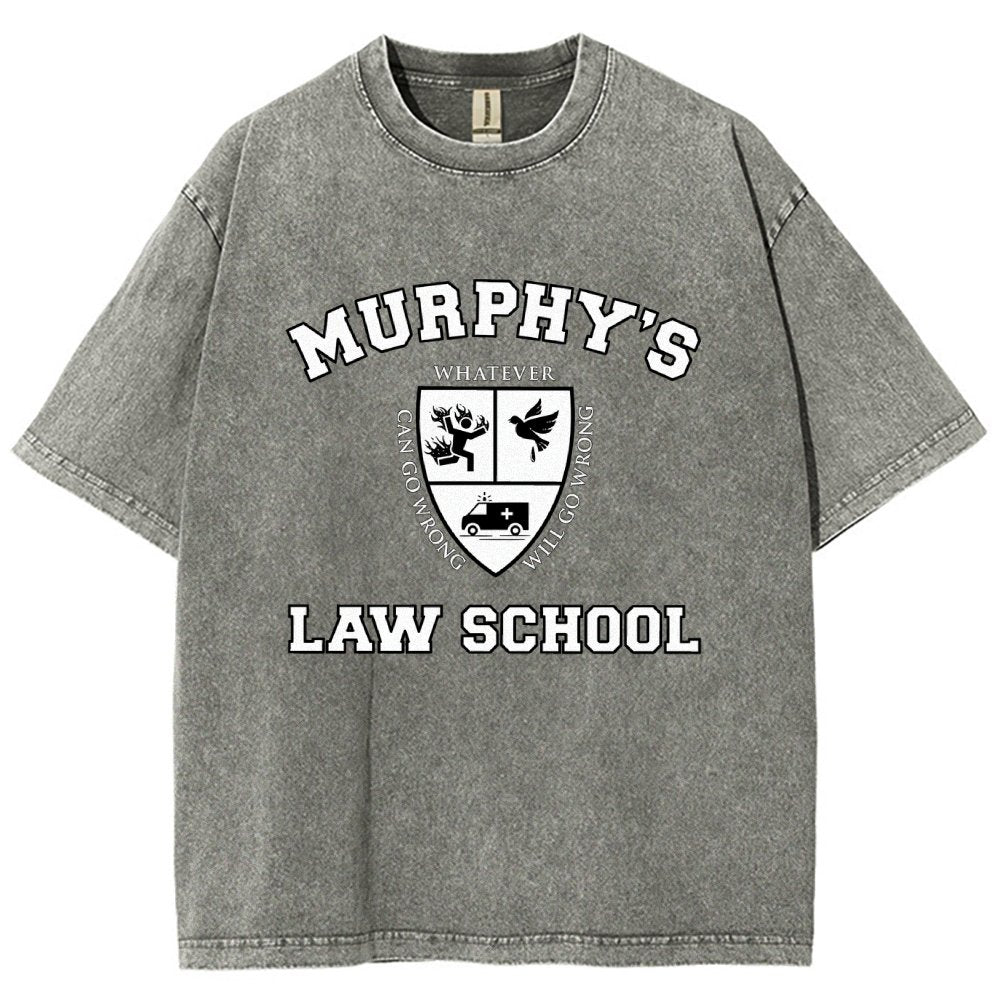 Murphy's Law School Vintage Distressed T-shirt