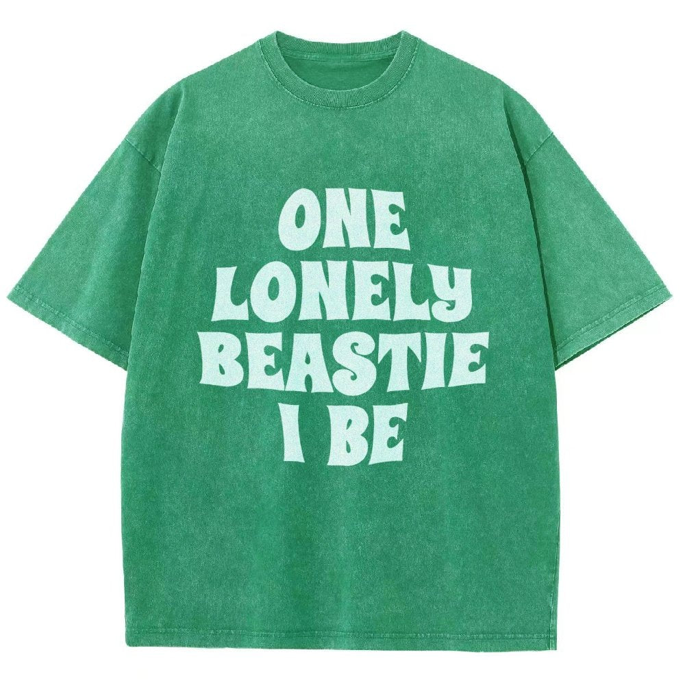One Lonely Beastie I Be Vintage Distressed T-shirt