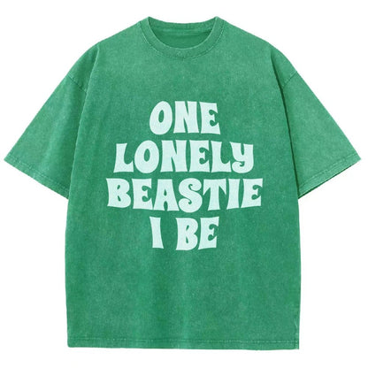 One Lonely Beastie I Be Vintage Distressed T-shirt