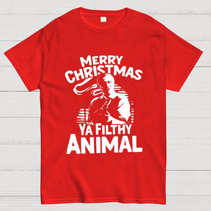 Merry Christmas Ya Filthy Animal Geek T-Shirt