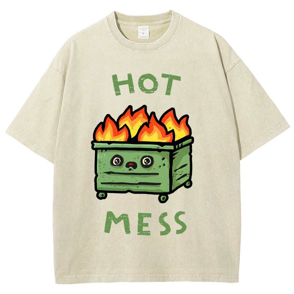 Hot Mess Vintage Distressed T-shirt
