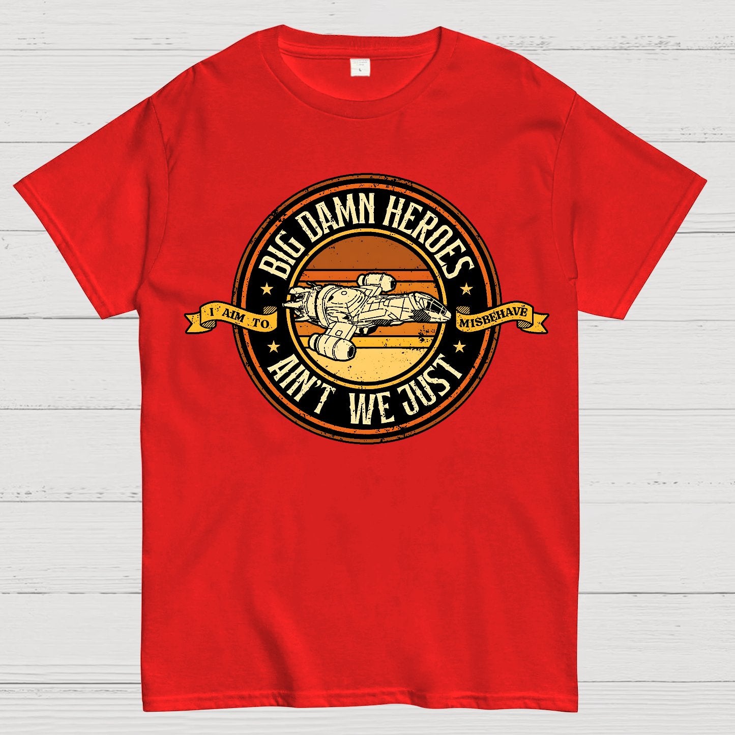 Big Damn Retro Heroes Geek T-Shirt