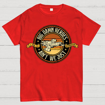 Big Damn Retro Heroes Geek T-Shirt
