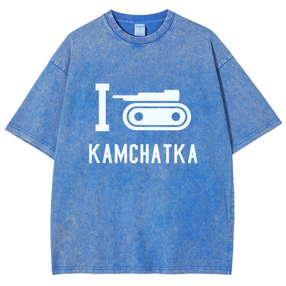 I Love Kamchatka Vintage Distressed T-shirt