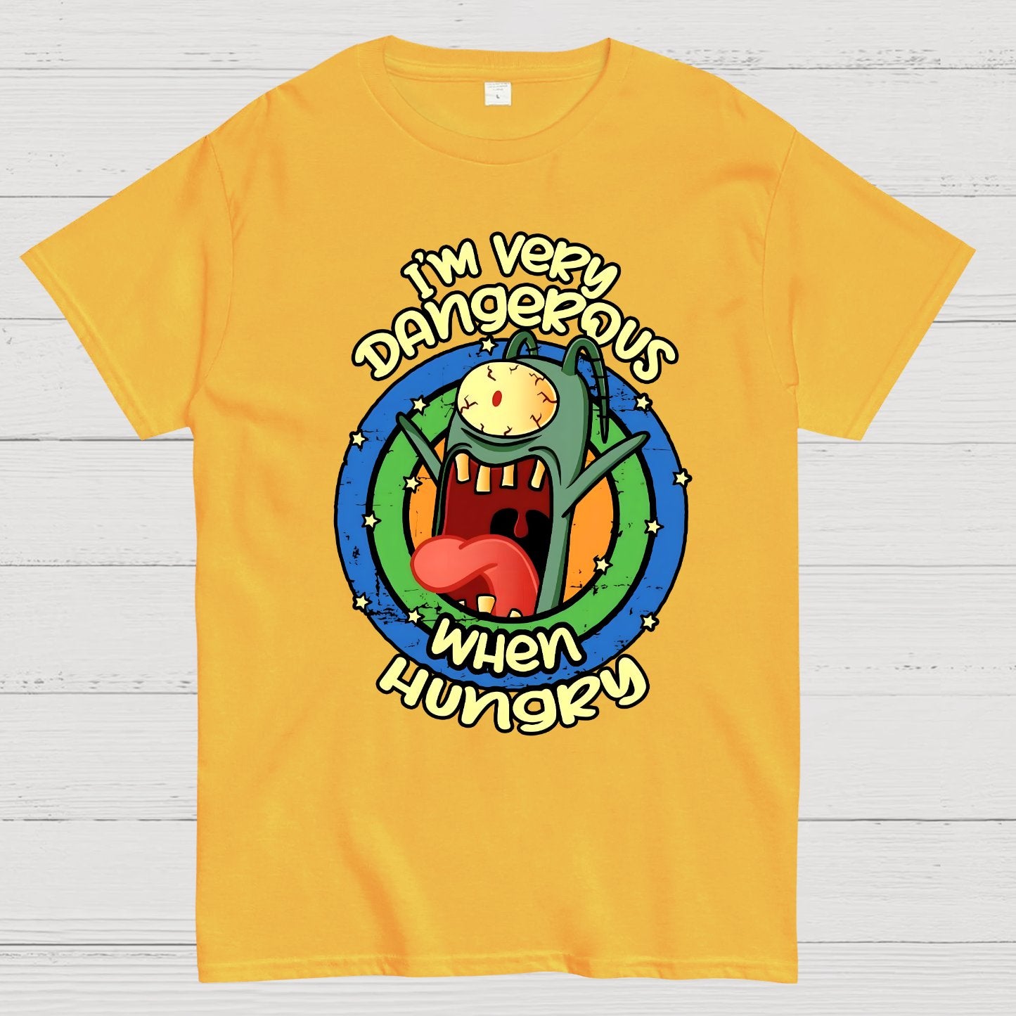 Very Dangerous When Hungry Geek T-Shirt