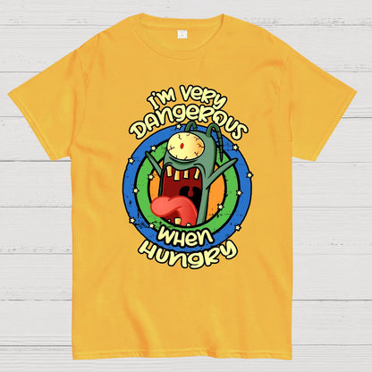 Very Dangerous When Hungry Geek T-Shirt