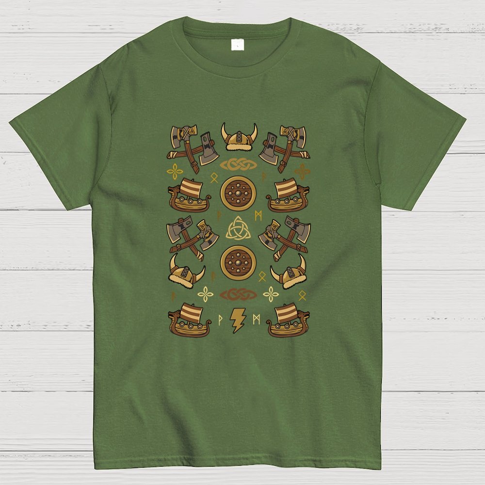 Fantasy Vikings Geek T-Shirt
