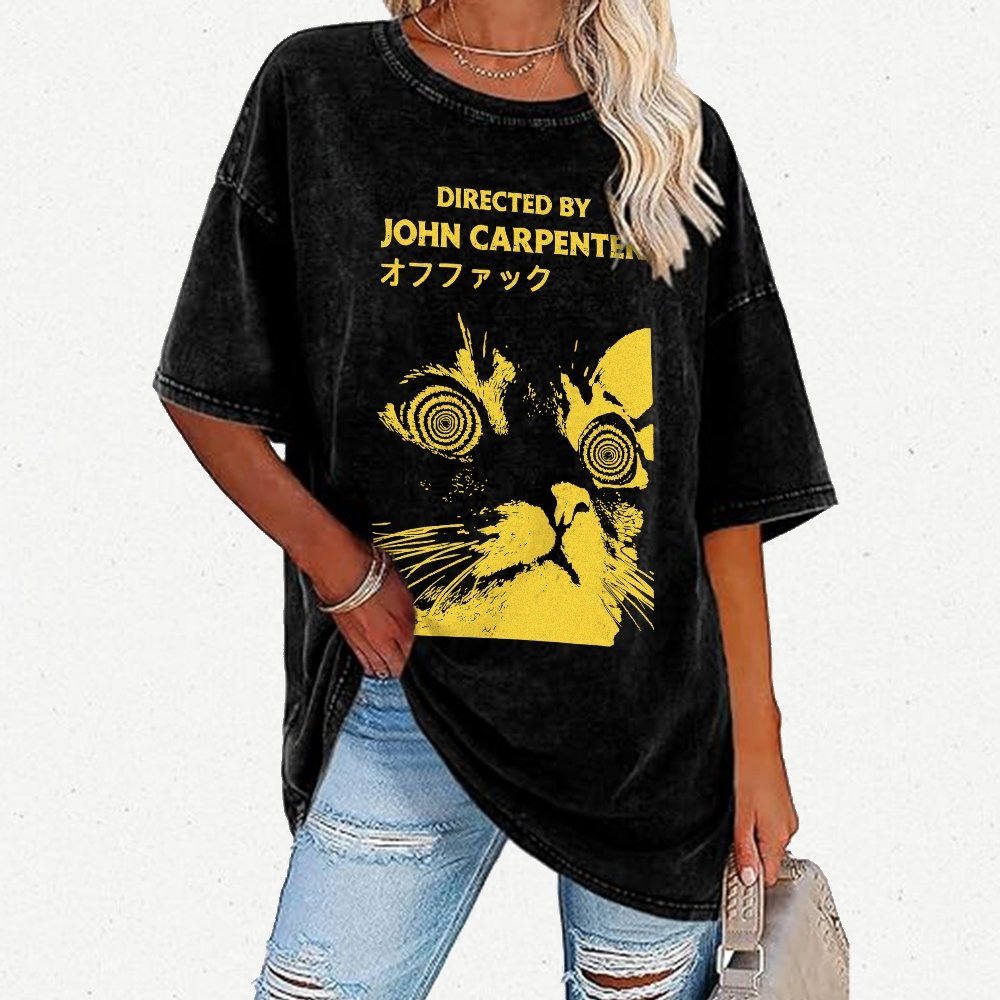 Directed by John Carpenter  Vintage Distressed T-shirt