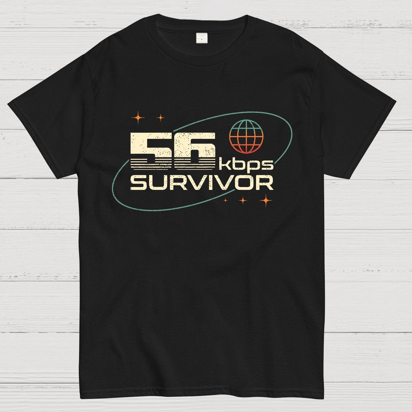 56 Kbps Survivo Buy Now Geek T-Shirt