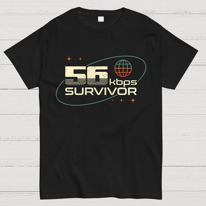 56 Kbps Survivo Buy Now Geek T-Shirt