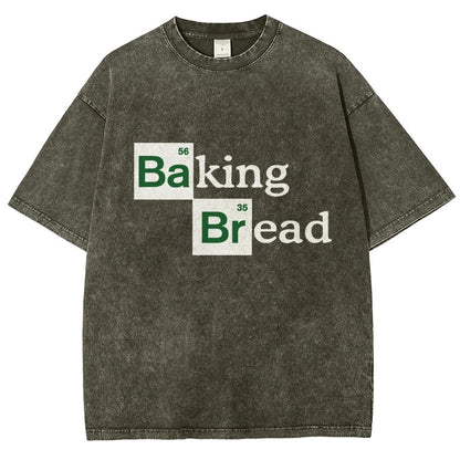 Baking Bread Vintage Distressed T-shirt