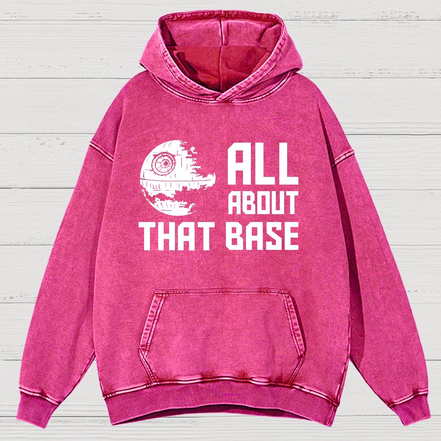 All About That Base Geeks Vintage Distressed Hoodie