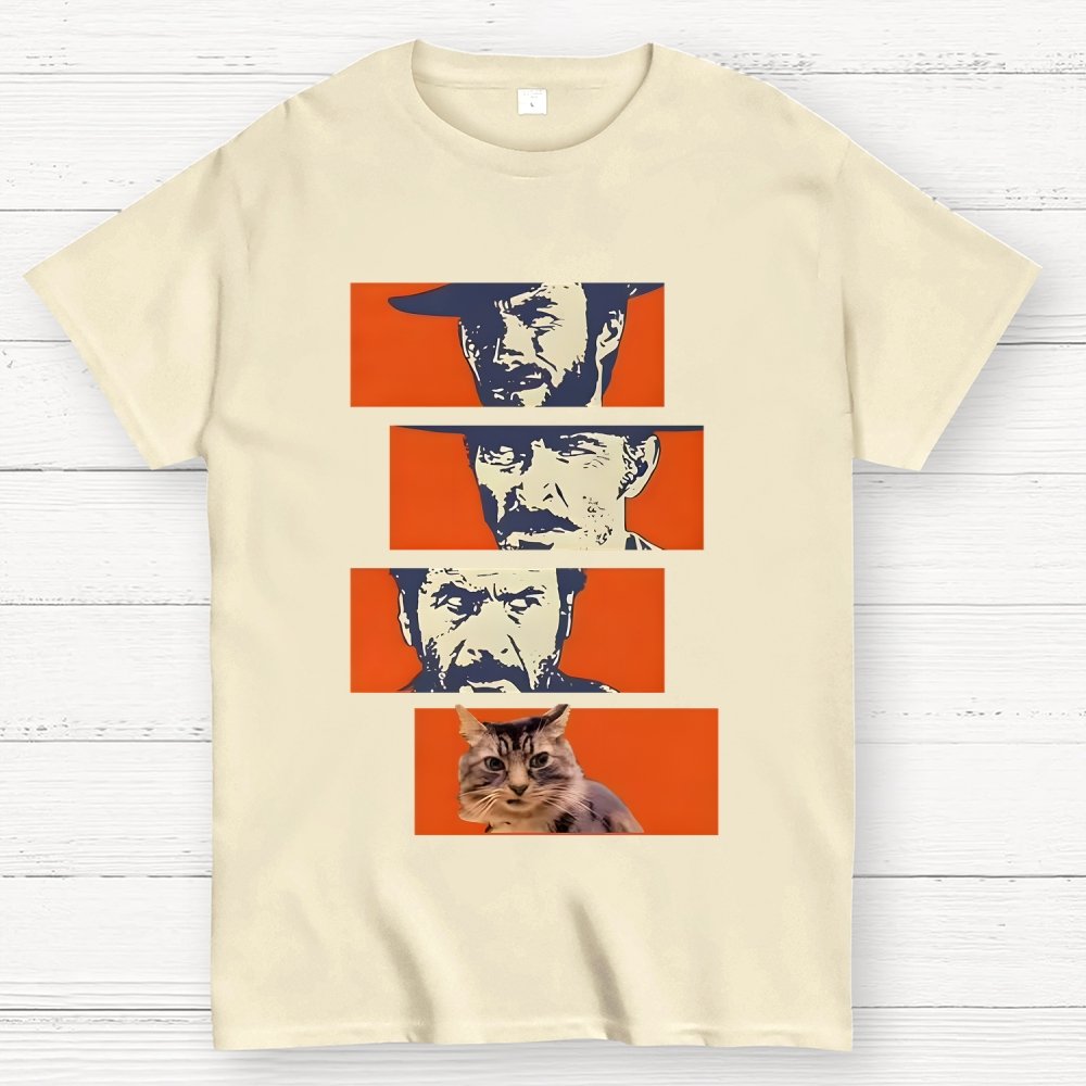 Buono Brutto Cattivo And Cat Geek T-Shirt
