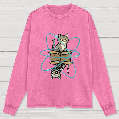 Schrodinger's Pet Washed Long Sleeve Tee