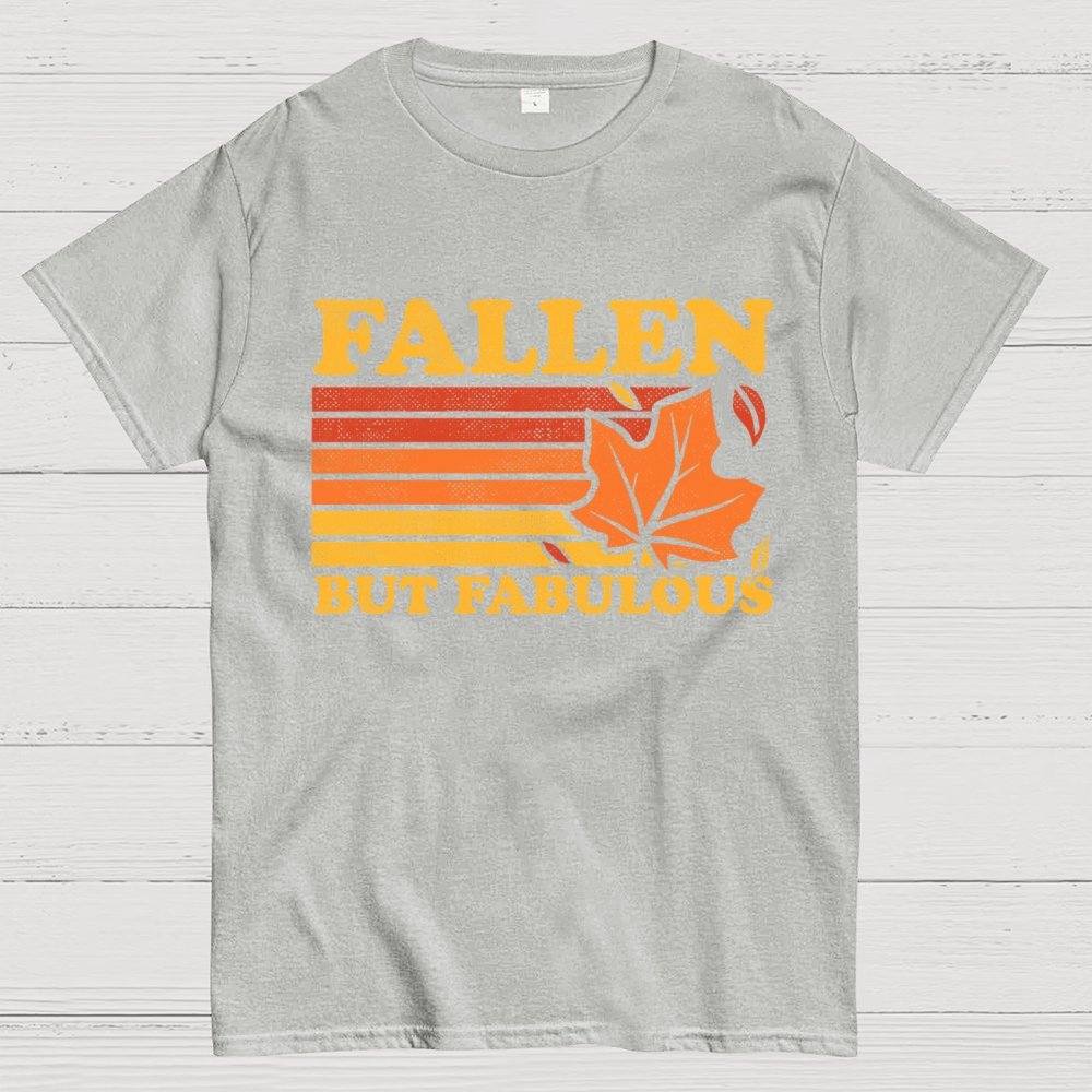 Fallen Autumn Leaves Geek T-Shirt