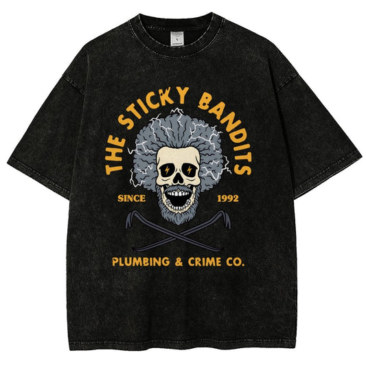The Sticky Bandits Vintage Distressed T-shirt