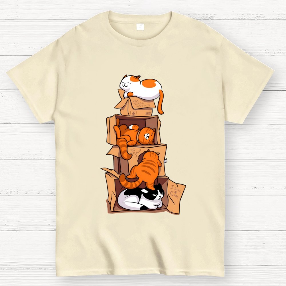 Funny Cat Geek T-Shirt 2510000738