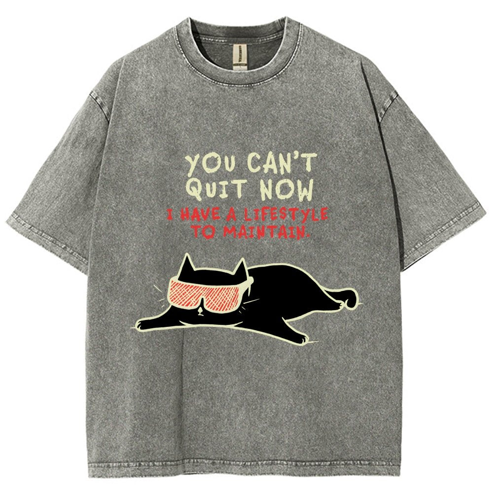 You Can't Quit Now Vintage Distressed T-shirt