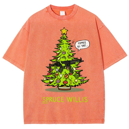 Yippee Ki Yay  Vintage Distressed T-shirt