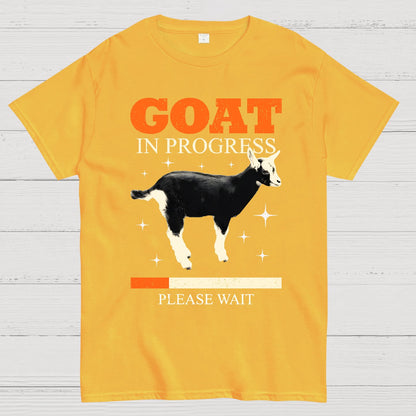 Goat In Progress Geek T-Shirt