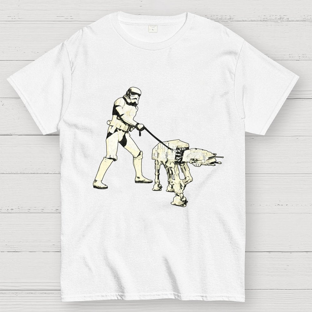 Empire Robot Dog-Planet Battles Geek T-Shirt