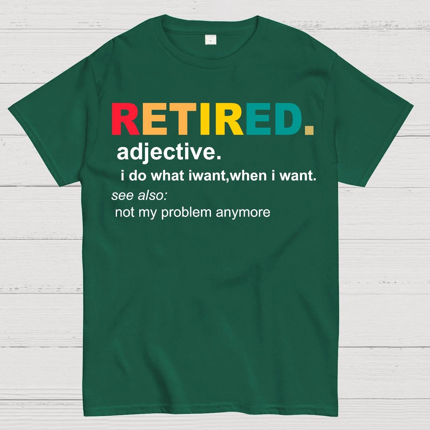 Retired Definition, Funny Retired Classic Geek T-Shirt