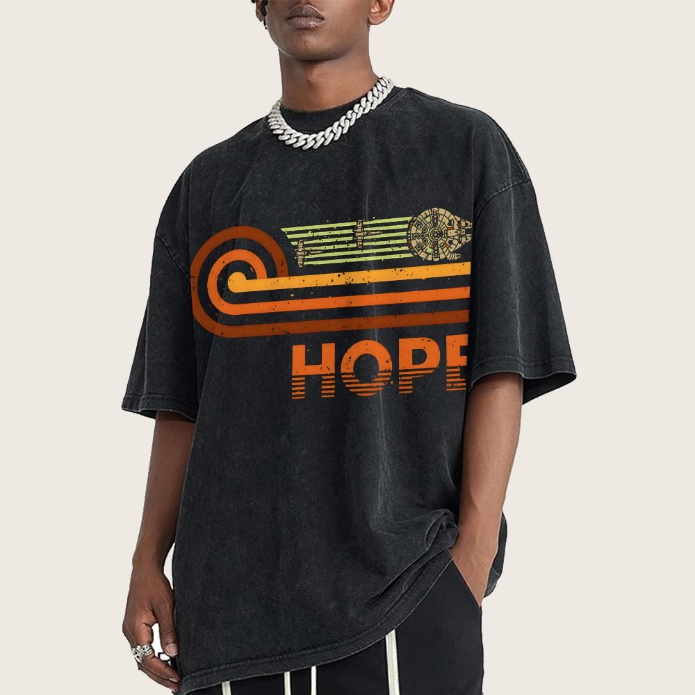 Retro Vintage Hope Vintage Distressed T-shirt