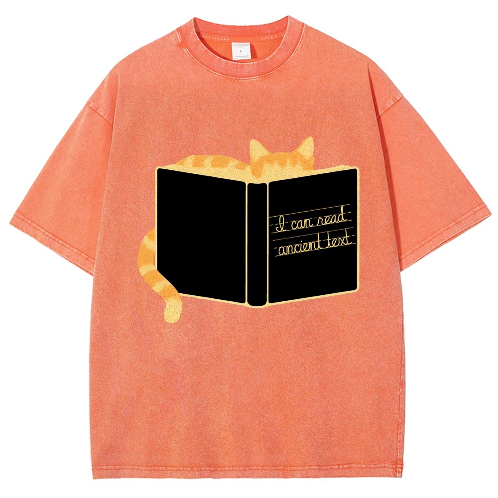 Ancient Text Vintage Distressed T-shirt