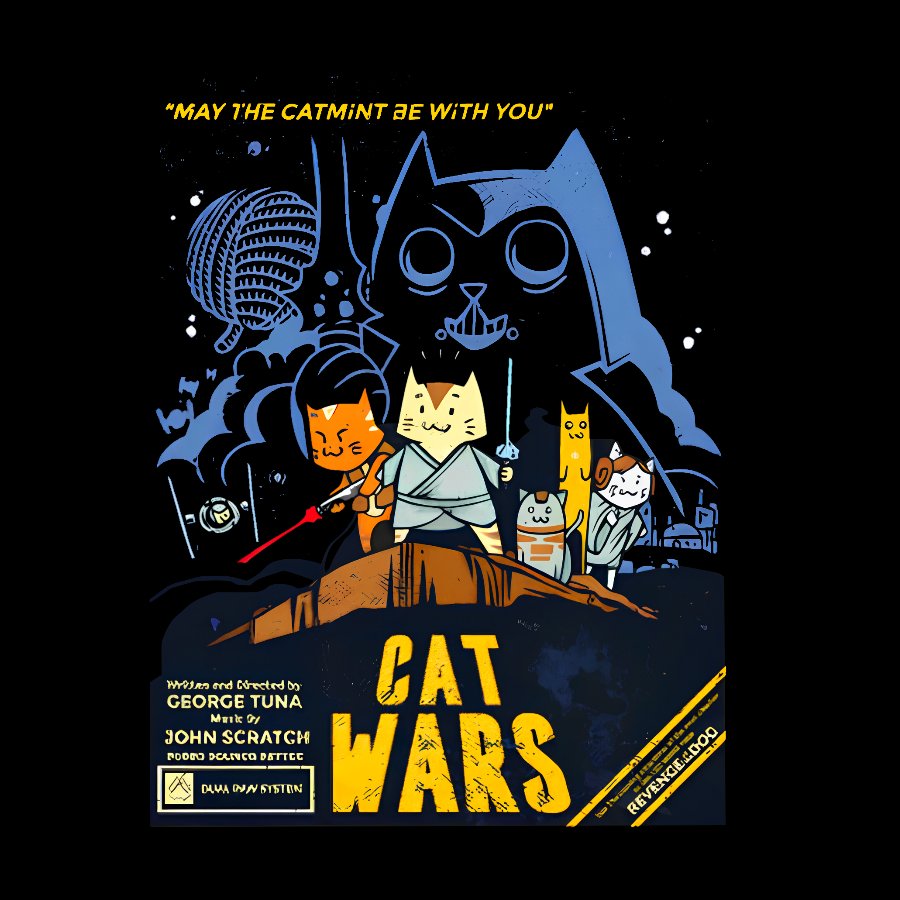 Cat Wars，Revenge of The Dog Washed Long Sleeve Tee