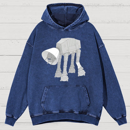 Battle Damage Vintage Distressed Hoodie