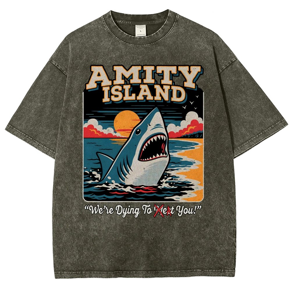 Dying to Eat You Vintage Distressed T-shirt