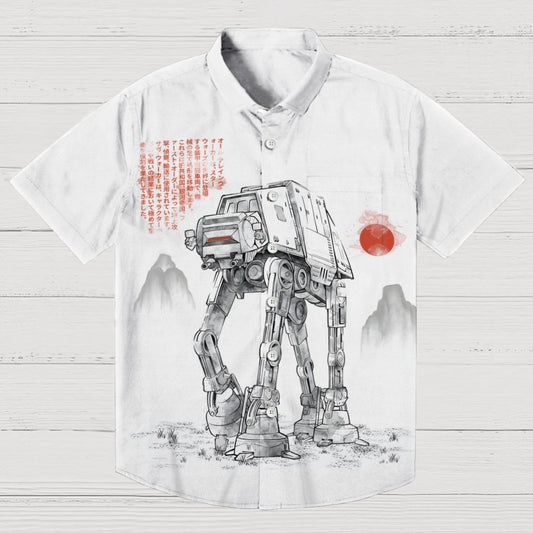 Astrobot Invention Armored Walker Geek Hawaiian Shirt