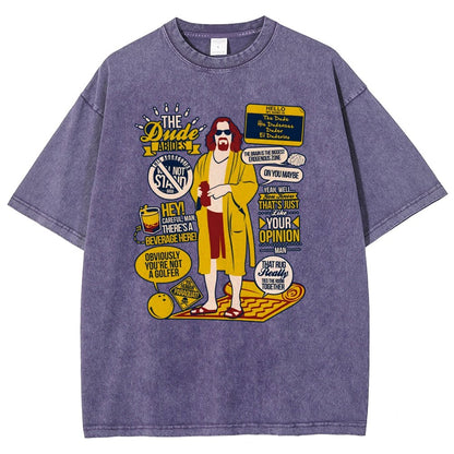 The Dude Quotes Vintage Distressed T-shirt