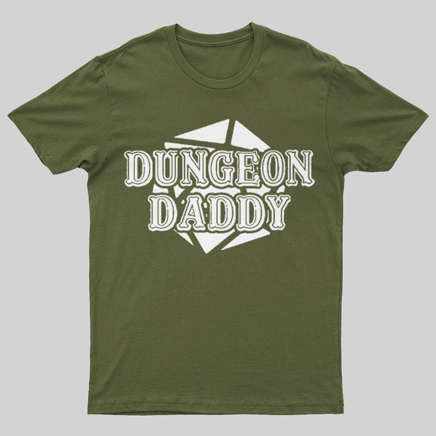 Dungeon Daddy Game Geeky T-Shirt