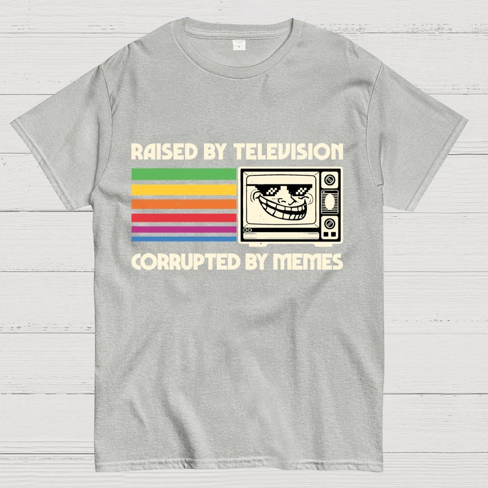 Corrupted by Memes Geek T-Shirt