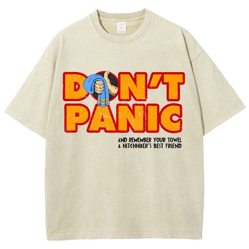 Pon't Panic Vintage Distressed T-shirt