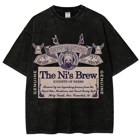 The Ni's Brew Vintage Distressed T-shirt